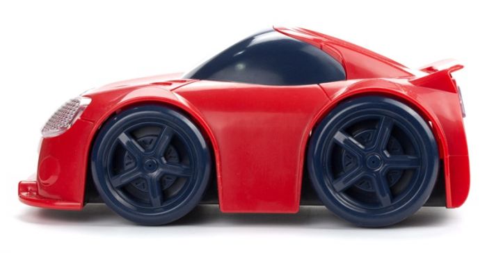 Silverlit My First Racer - rolig leksaksbil med ljud och ljus - från 2 år - röd 