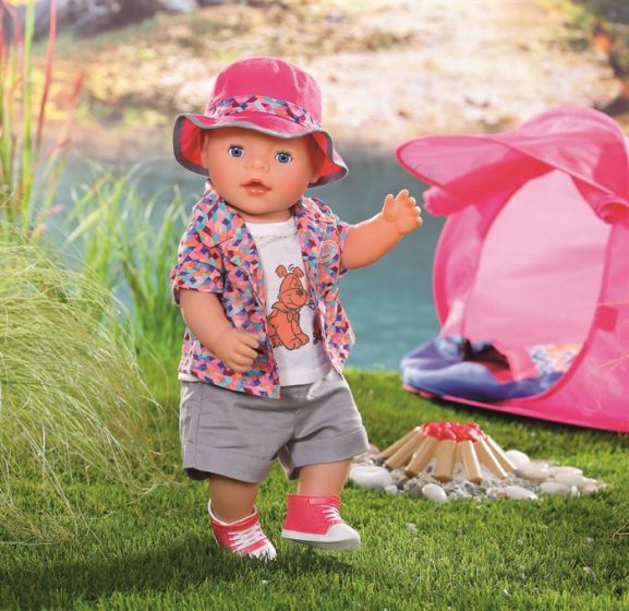 BABY Born Play Fun Deluxe Camping Outfit - telttur dukkeklær til dukker 43 cm