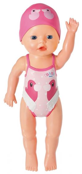 BABY Born My First Swim Girl - docka med baddräkt - 30 cm