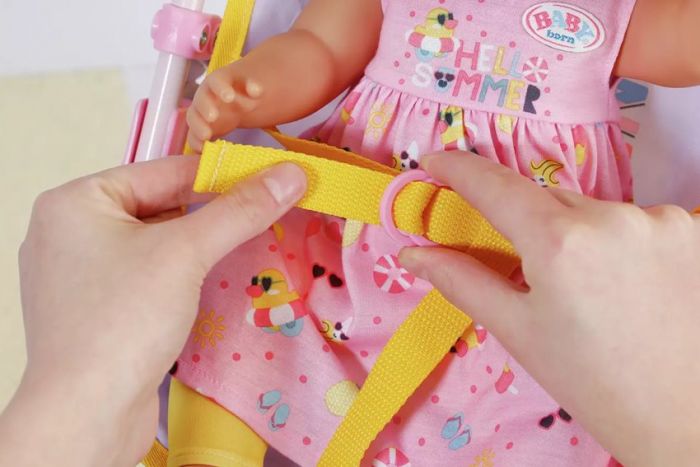 BABY Born Stroller paraplytrille - sammenleggbar dukkevogn til dukke 36-43 cm