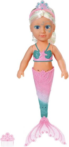 BABY Born Little Sister Mermaid - havfruedukke som endrer farge i vann - 46 cm