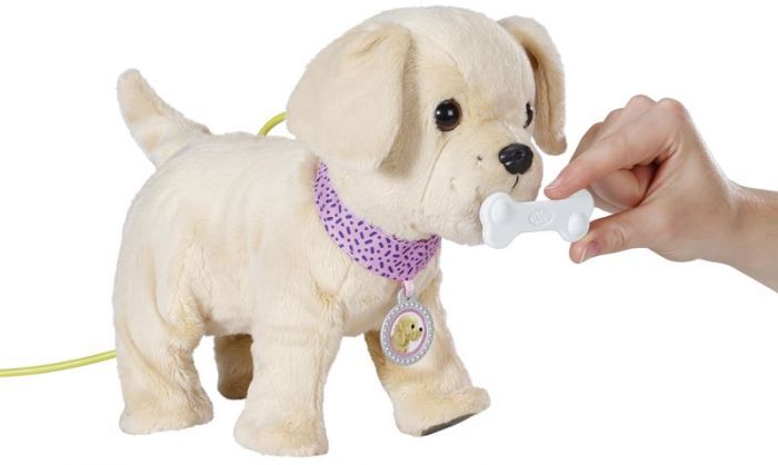 BABY Born My Lucky interaktiv golden retriever hund til dukke - med lyd og bevegelse