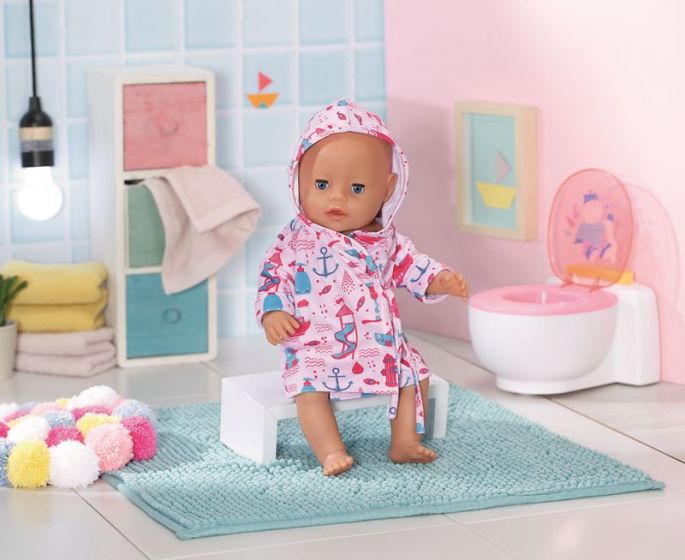 BABY Born antrekk - badekåpe til dukke 43 cm