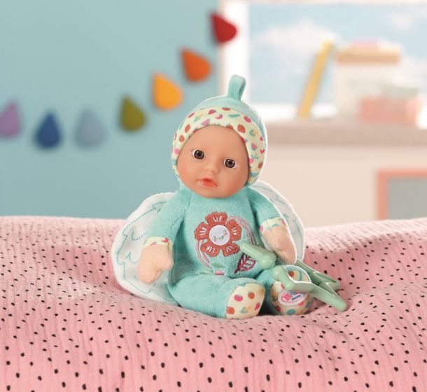 BABY Born Angel for babies  myk dukke med stjernehenger - 18 cm - blå