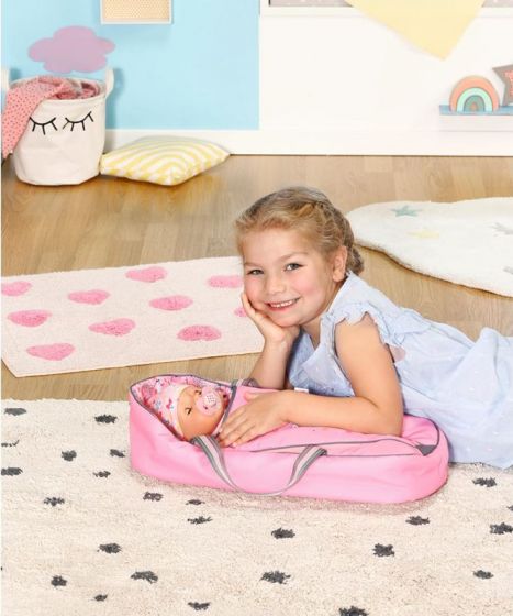 BABY Born 2in1 Carrier - sovepose og bærebag til dukke 36-43 cm