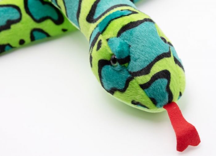 Molli Toys slangebamse - 200 cm - grønn