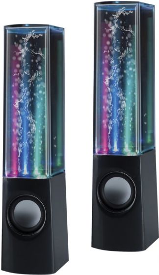 PartyFun Lights Dancing Water Speaker - Høyttaler med vann og LED-lys - svart