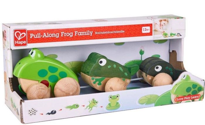 Hape Draleke i tre - froskefamilie på hjul 