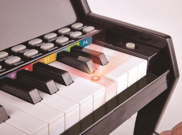 Hape Learn with Lights Piano - elektrisk piano med notelære basert på farge og lys