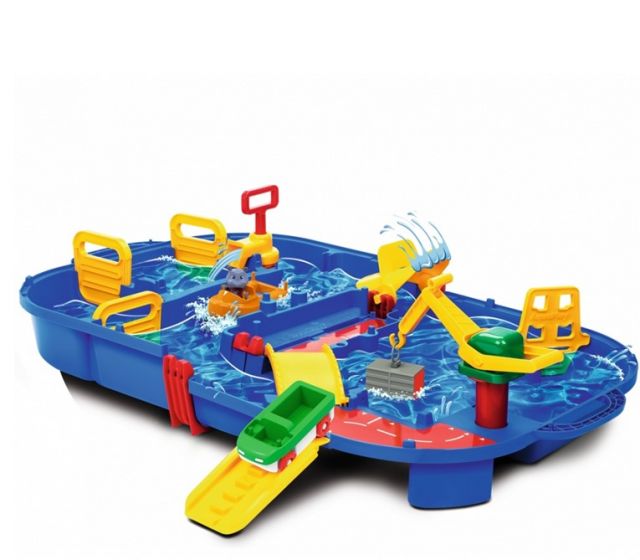 AquaPlay Slussväska - kanalsystem med båt, bil och figur