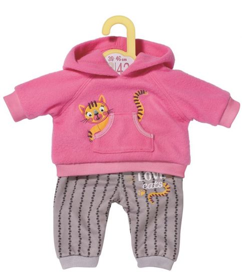 BABY Born koseklær antrekk - rosa genser og stripete bukse - 43 cm