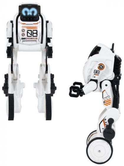 Silverlit Robo Up - radiostyrd och programmerbar interaktiv robot som kan lyfta saker - med 4 spel - 28 cm