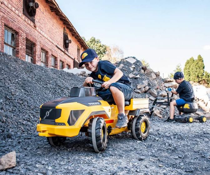 Rolly Toys rollyTruck: Volvo dumper - anleggsbil med pedaler