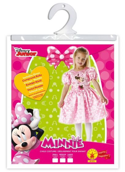 Disney Minni Mus kostyme - 6 år - 116 cm - rosa polkadottkjole