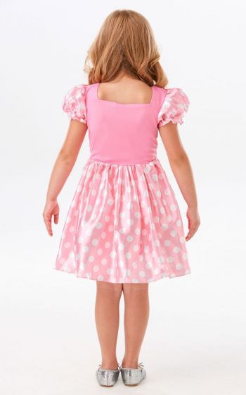 Disney Minni Mus kostyme - 6 år - 116 cm - rosa polkadottkjole
