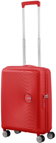 American Tourister Soundbox Spinner utvidbar trillekoffert 55 cm - rød