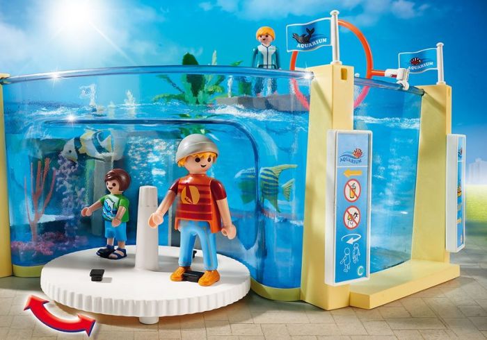 Playmobil Family Fun Akvarium - kan fylles med vann - 9060