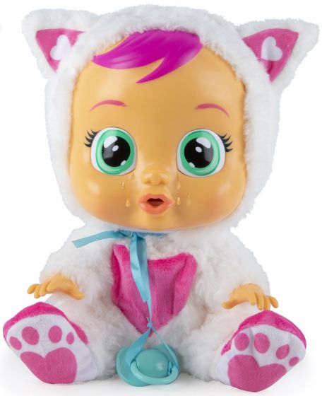 Cry Babies Daisy i kattedrakt - dukke som gråter ekte tårer - 30 cm