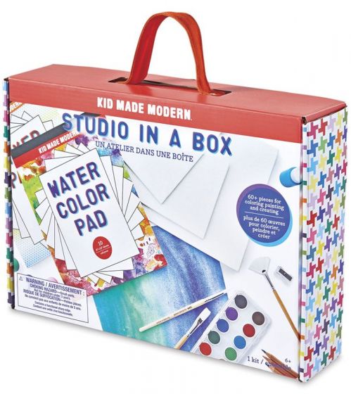 Kid Made Modern stort kreativitetsset - med färgpennor och vattenmålning