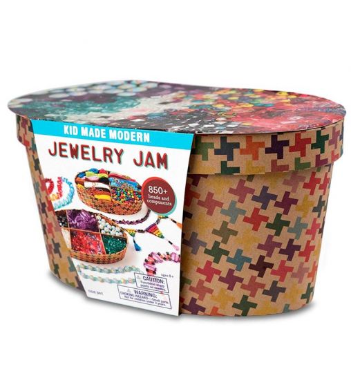 Kid Made Modern Jewellery Jam - perlesett med over 850 deler 