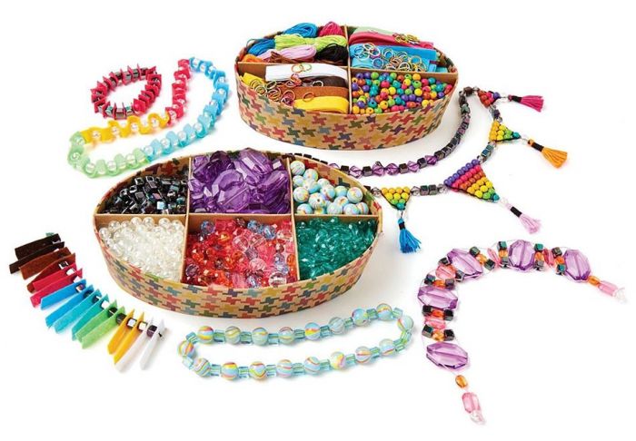 Kid Made Modern Jewellery Jam - pärlpaket med fler än 850 delar 