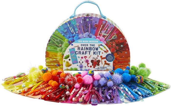 Kid Made Modern Rainbow Craft Kit - hobbyset med över 300 delar