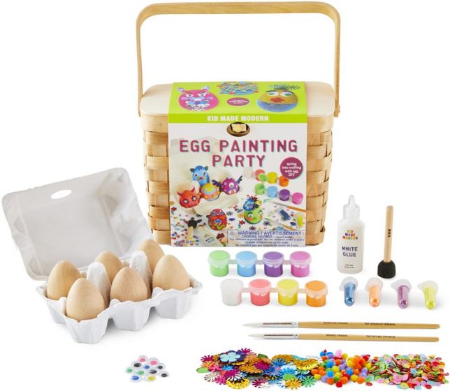 Kid Made Modern Egg Painting Party hobbysett - mal og pynt egg