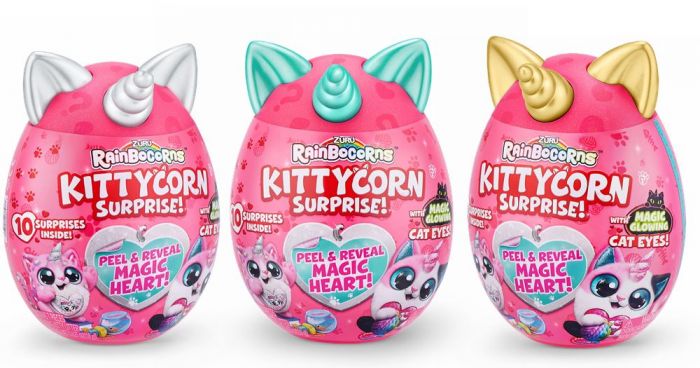 Zuru Kittycorn Surprise series 1 - ägg med katt-gosedjur och överraskningar