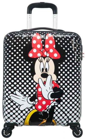 American Tourister Disney Legends hardcover rullekuffert 55 cm - Minnie Mouse polkaprikker