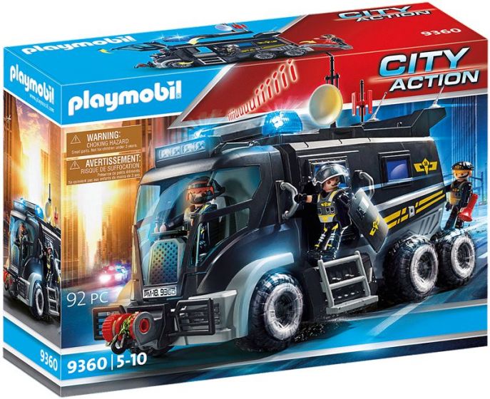 Playmobil City Action SWAT truck med ljud och ljus 9360