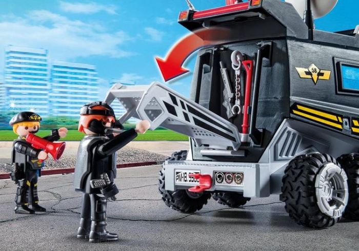 Playmobil City Action 9360 SWAT lastebil med lyd og lys