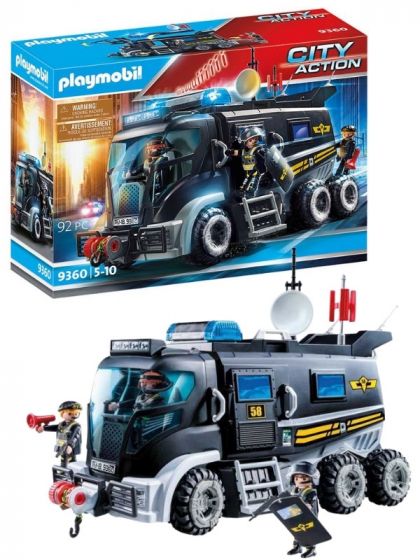 Playmobil City Action SWAT truck med ljud och ljus 9360