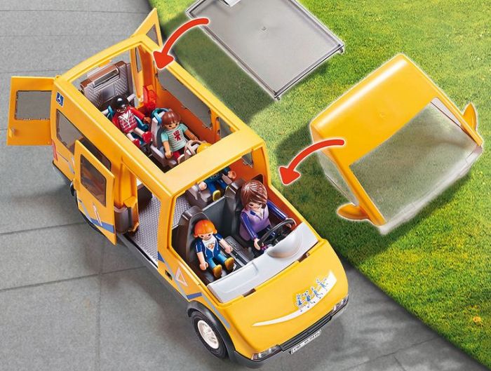 Playmobil City Life skolebuss med rampe 9419