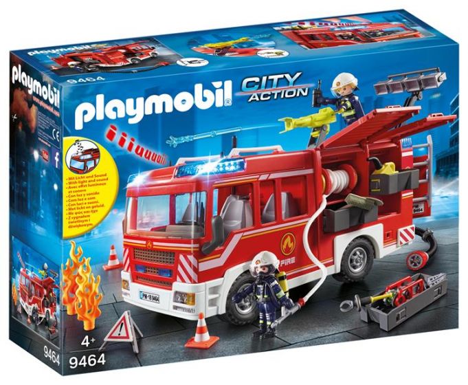 Playmobil City Action Brannbil med lyd og lys 9464