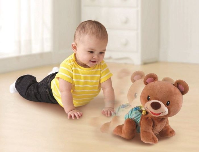 Vtech Baby aktivitetsbjörn med ljud och rörelse - uppmuntrar barnet till att krypa