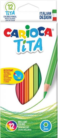 Carioca Tita Colored Pencil Färgpennor - 12 färger