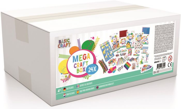 Grafix Mega Craft Box - stor hobbyeske med tegne- og hobbyutstyr i alle varianter