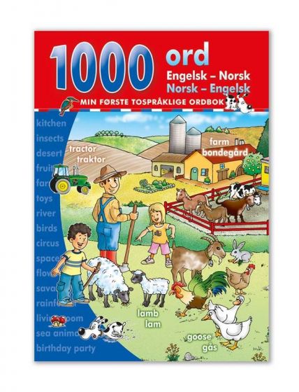 Lærebok 1000 ord norsk og engelsk