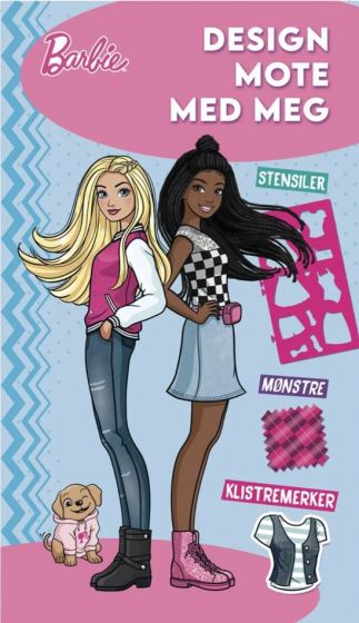 Barbie. Design mote med meg! Aktivitetsbok med stensiler, mønstre og klistremerker