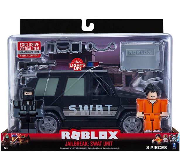 Roblox Jailbreak - SWAT Unit - bil med 2 figurer