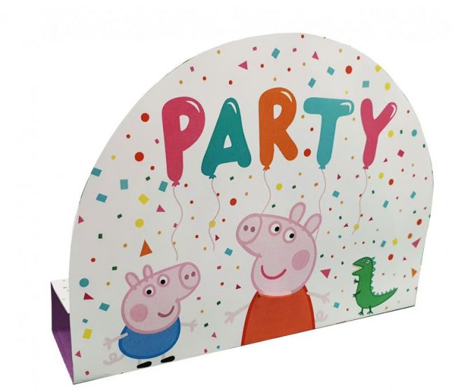 Peppa Gris bursdagspakke - komplett barnebursdagssett - 56 deler