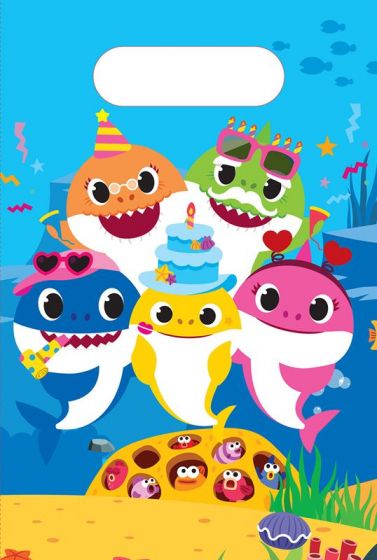 Baby Shark bursdagspakke - komplett barnebursdagssett - 56 deler