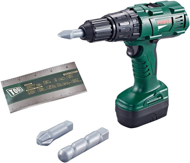 Elektronisk drill med 3 avtagbare bits