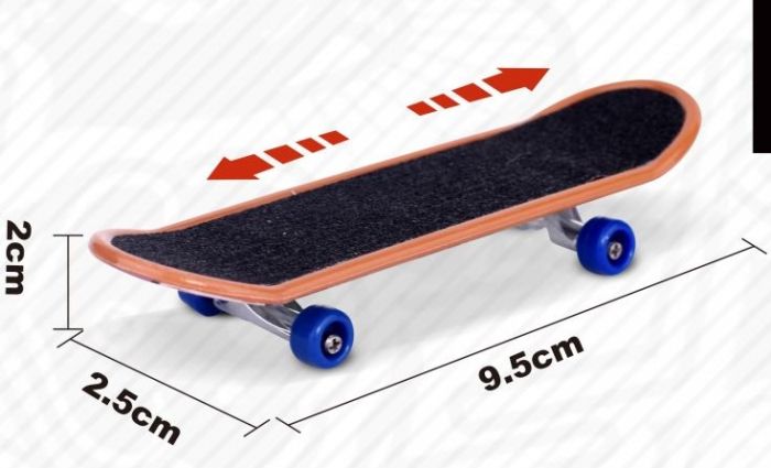 Fingerbrett mini-skateboard 5-pack - 9,5 cm