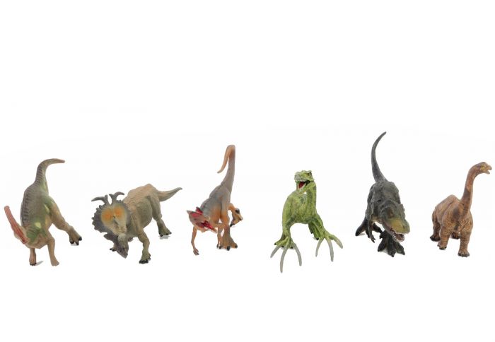 Animal World Dinosaur figursæt - 6 figurer