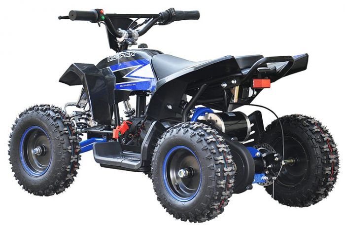 ATV 800W med stålramme - sort og blå