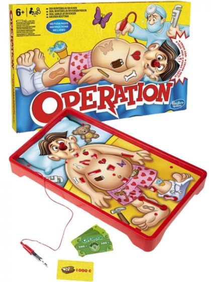 Classic Operation barnspel - det roliga operationsspelet