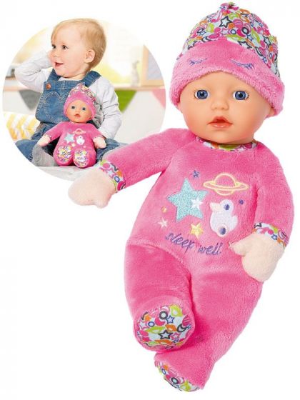BABY Born Sleepy for babies - myk dukke for babyer - 30 cm