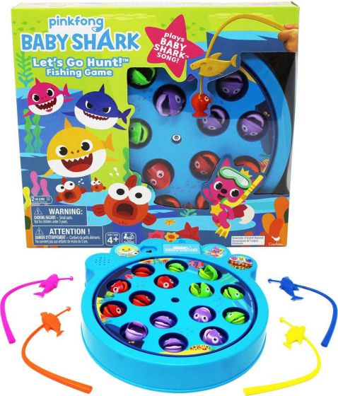 Baby Shark - elektronisk fiskespill med kjenningsmelodi