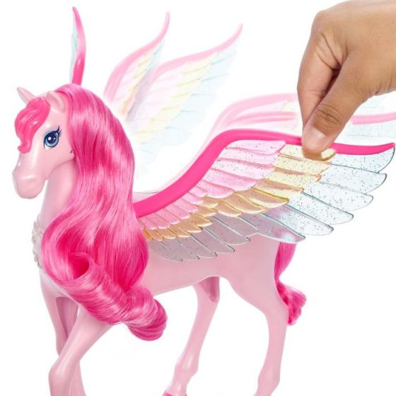 Barbie A Touch of Magic Pegasus - leksakshäst med vingar och 10 tillbehör